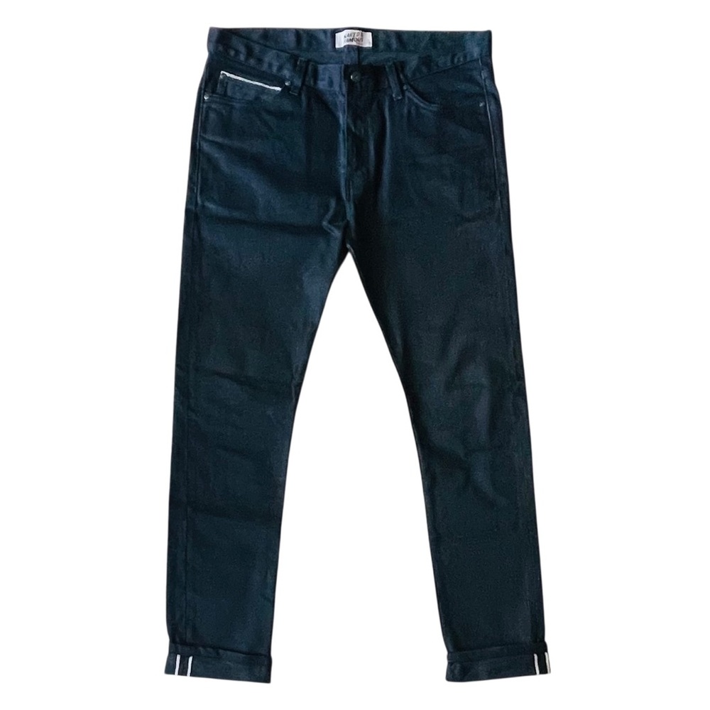 Naked & Famous Denim Black Slim Jeans